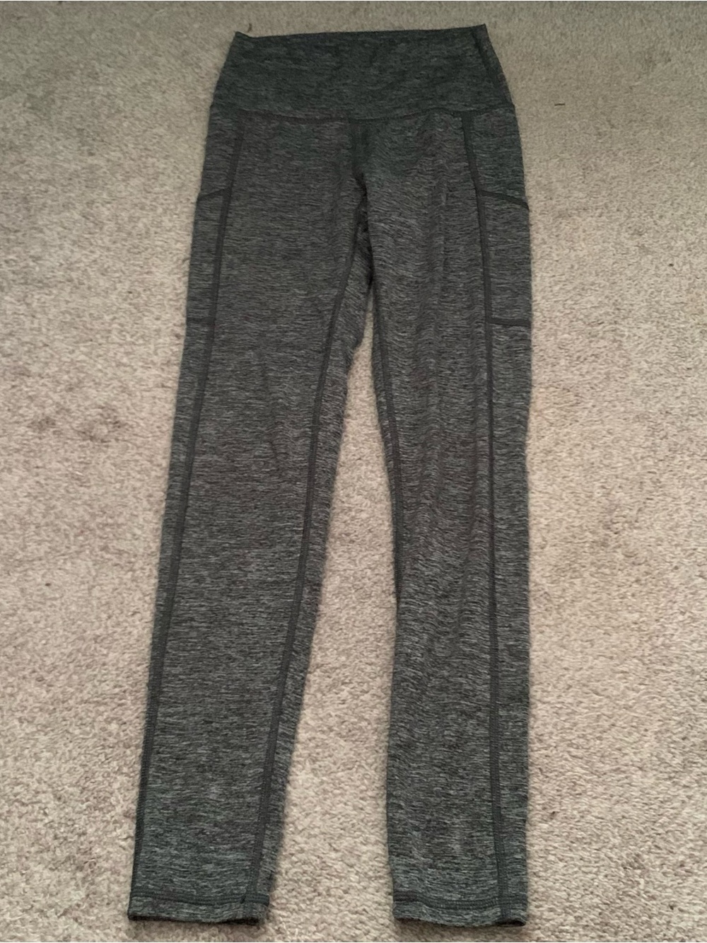 aerie Black Heather Performance Leggings